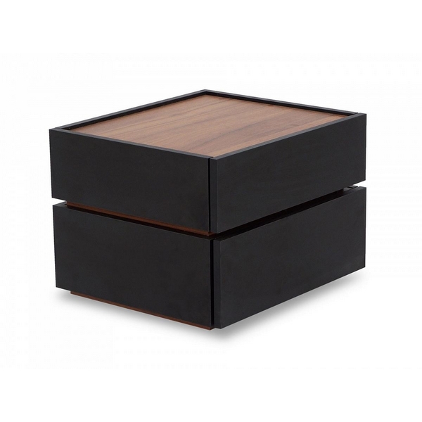 

Тумба прикроватная Licata ОГОГО 717120 (черный, орех дижон) ОГОГО Обстановочка!, Черный;светлое дерево, Licata 717120