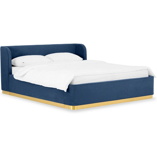 

Кровать Vibe 1600 ОГОГО (арт.748487), (Шенилл,Ткань/Синий) ОГОГО Обстановочка!, Vibe 748487