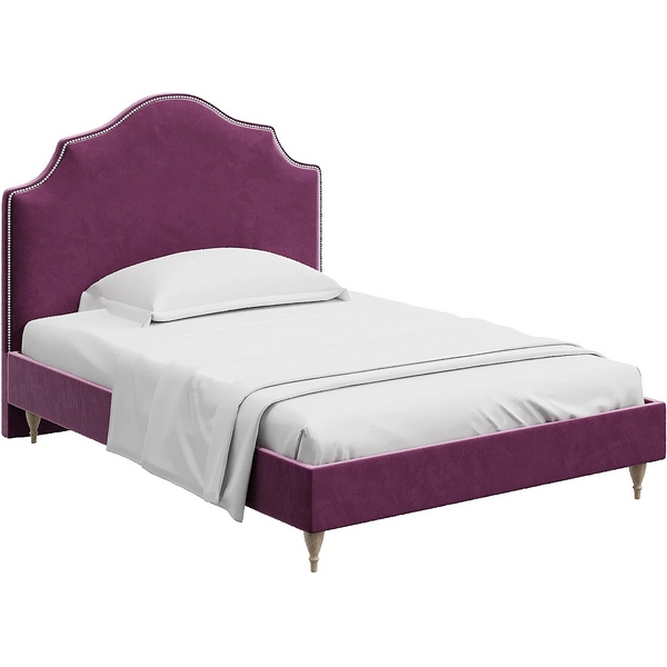 

Кровать Queen Victoria L 1400 ОГОГО (арт.845227), (Ткань/Фиолетовый) ОГОГО Обстановочка!, Queen 845227