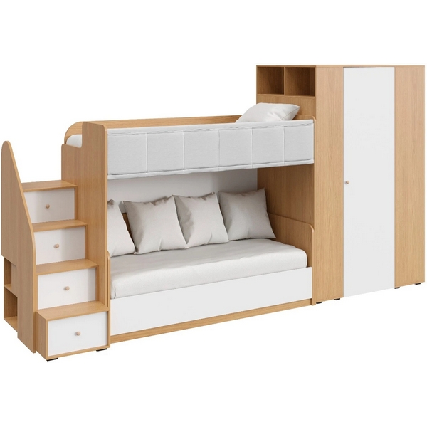 

Композиция Play 6 ОГОГО (арт.853124), (ЛДСП/Дуб Корбридж,Белый) ОГОГО Обстановочка!, PLAY 853124