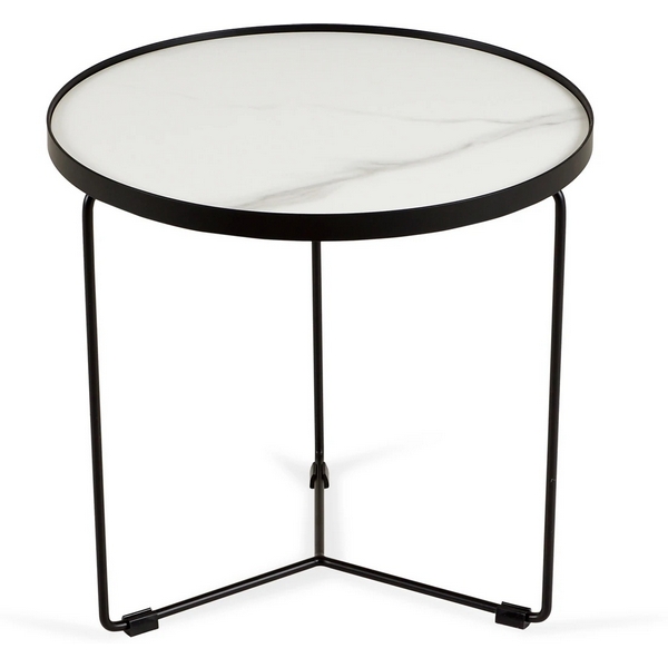 

Столик журнальный Fonot low (Керамика/Белый, Черный) ОГОГО Обстановочка 888851 (круглая столешница) ОГОГО Обстановочка!, Черный;белый, Fonot 888851