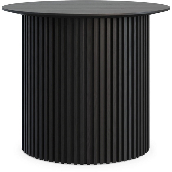 Изображение товара Стол журнальный Mono Stripe D50/ D38/H42 (МДФ,Шпон/Черный) ОГОГО Обстановочка! 943398