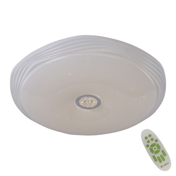 

Светодиодный потолочный светильник с пультом Omnilux Limoges OML-18307-80, Белый, Limoges OML-18307-80