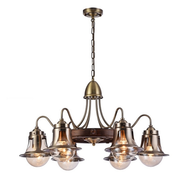 

Подвесная люстра Omnilux Croce OML-50703-06, Бронза, Croce OML-50703-06