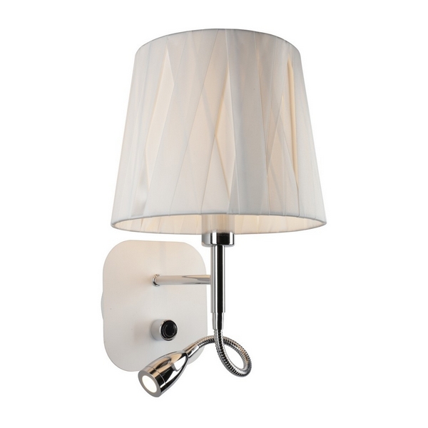 

Бра на гибкой ножке для чтения Omnilux Correto OML-62501-02, Белый, Correto OML-62501-02
