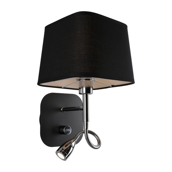 

Бра на гибкой ножке для чтения Omnilux Monteluco OML-62611-02, Черный, Monteluco OML-62611-02