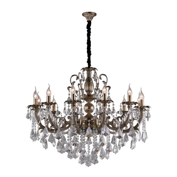 

Подвесная люстра Omnilux Grosseto OML-77733-12, Бронза, Grosseto OML-77733-12