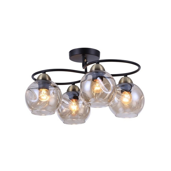

Потолочная люстра Omnilux Carini OML-95007-04, Черный, Carini OML-95007-04