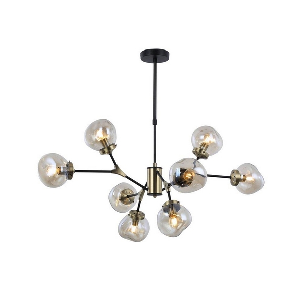 

Потолочная люстра светодиодная Omnilux Crotone OML-95107-08 шарики, Черный, Crotone OML-95107-08