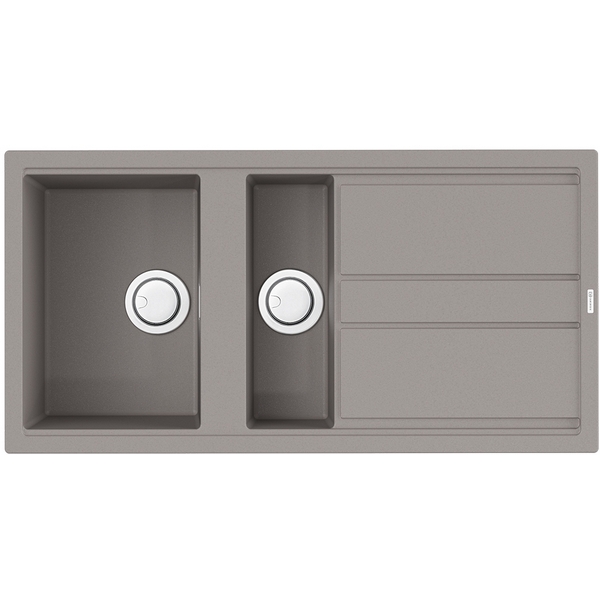 

Мойка Omoikiri Kitagawa 100-2-GR Artceramic/leningrad grey, Kitagawa 4993804