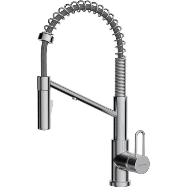 Изображение товара Смеситель для кухни Omoikiri Mikawa 2 Plus-BN латунь/нержавеющая сталь 4994452