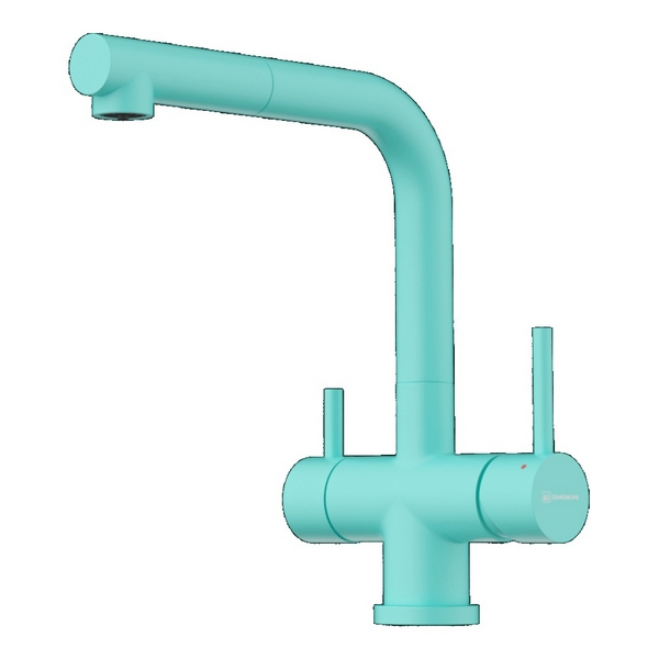 Изображение товара Смеситель для кухни Omoikiri Takamatsu-S-AZ латунь/azur blue 4994492