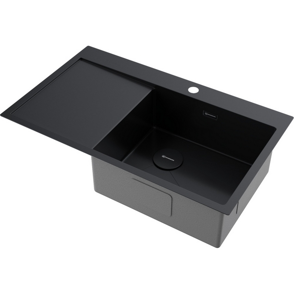 Изображение товара Кухонная мойка Omoikiri Akisame 86-R Side-GB графитовая