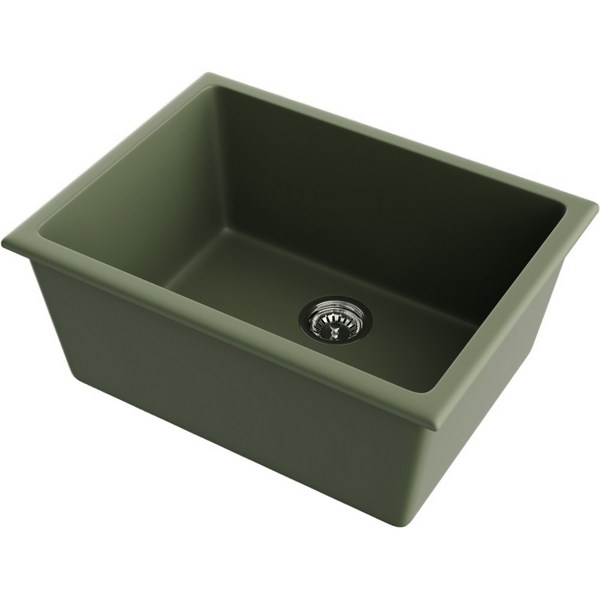Изображение товара Кухонная мойка Omoikiri Okinoshima 61-U/I-OL Natceramic/olive 4997064