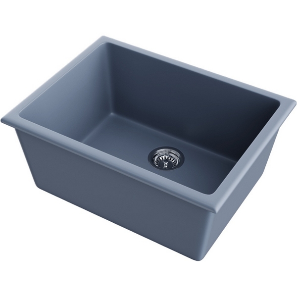 Изображение товара Кухонная мойка Omoikiri Okinoshima 61-U/I-SB Natceramic/smoky blue