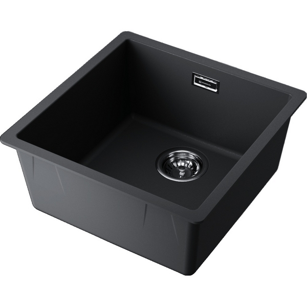 

Кухонная мойка Omoikiri Yamakawa 45T-Integra-BL Tetogranit/черный 4997257, Yamakawa 4997257