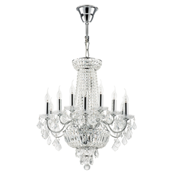 

Хрустальная люстра Osgona Classic 700164 подсвечник, Хром, Classic 700164