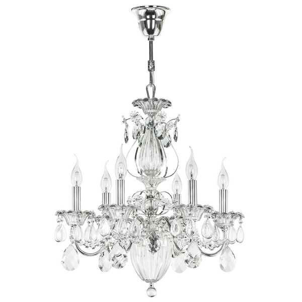 

Хрустальная подвесная люстра Osgona SCHON 790064 подсвечник, Прозрачный, SCHON 790064