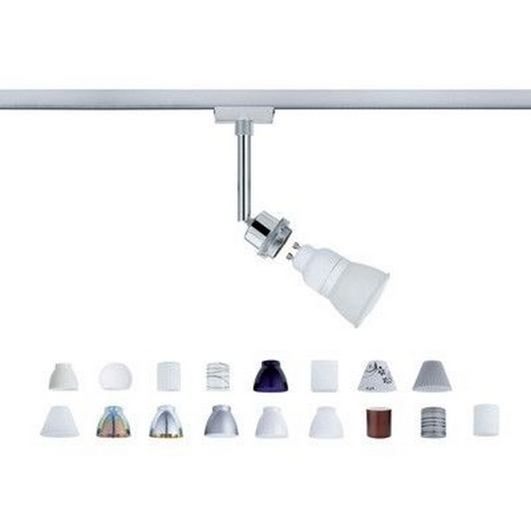 

Трековый светильник однофазный 220V Cm Paulmann Urail 95024, Хром, Urail Cm 95024