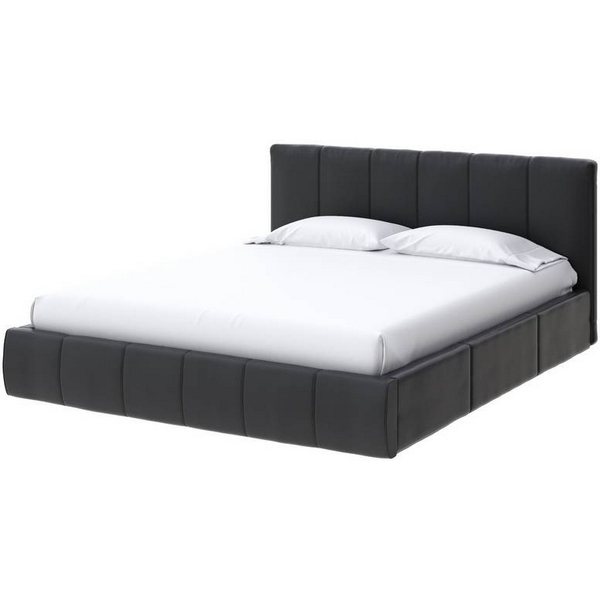 

PROxSON Кровать Varna Grand без основания (Экокожа Черный) 140x200, Varna Grand 1897430