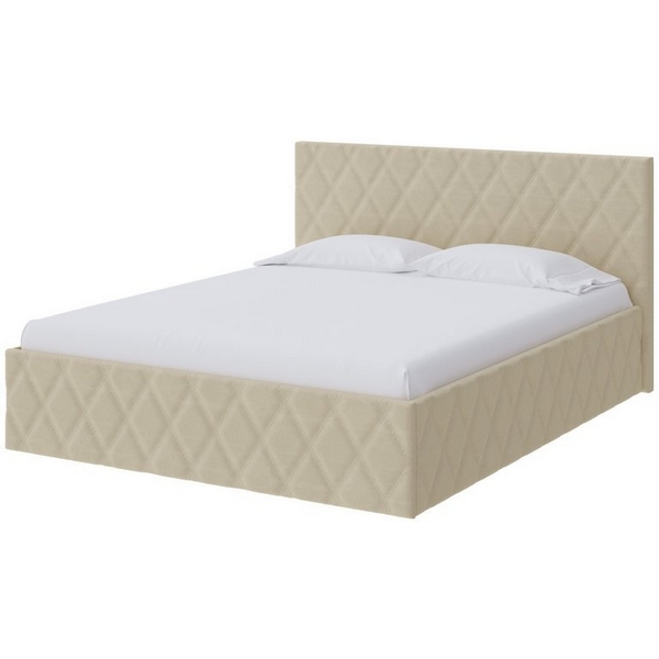 

PROxSON Кровать Fresco (Ткань: Велюр Forest 726 Светло-бежевый) 200x190, Fresco 1908035