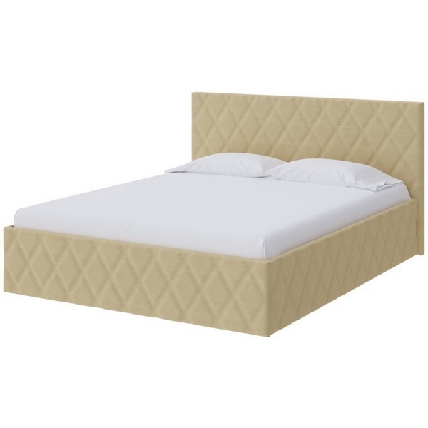 

PROxSON Кровать Fresco (Ткань: Велюр Forest 4 Бежевый) 180x200, Fresco 1908048