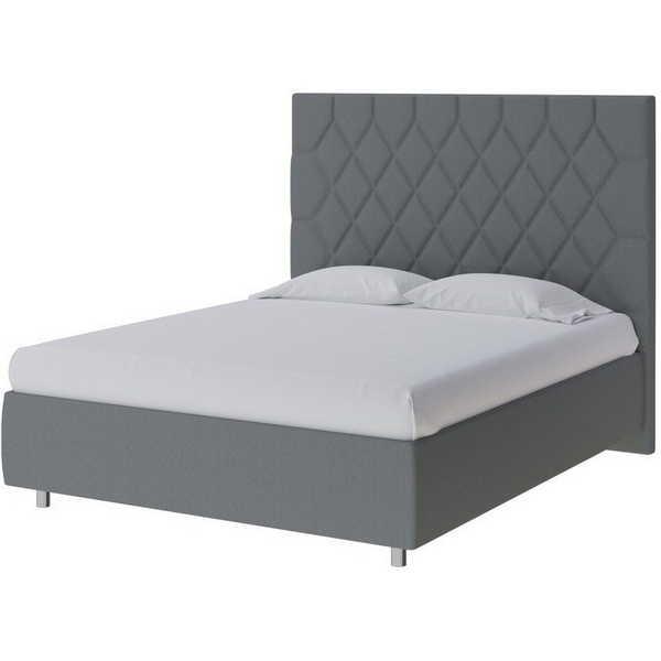 

PROxSON Кровать Rhomby без основания (Ткань: Рогожка Savana Grey (серый)) 180x200, Rhomby 1908663