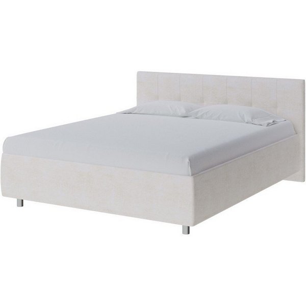 

PROxSON Кровать Diamo без основания (Ткань: Велюр Лофти Лён) 160x190, Бежевый, Diamo 1908942