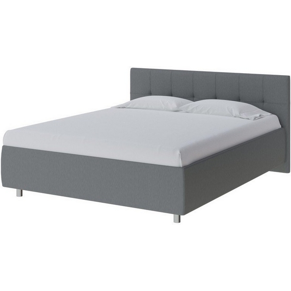 

PROxSON Кровать Diamo без основания (Ткань: Рогожка Savana Grey (серый)) 160x190, Diamo 1908977