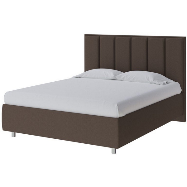 

PROxSON Кровать Routa без основания (Ткань: Рогожка Savana Chocolate (шоколад)) 140x190, Коричневый, Routa 1909172