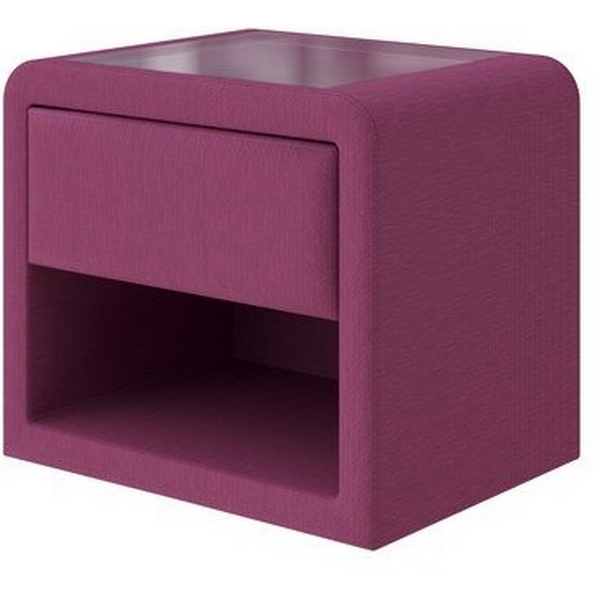 

PROxSON Тумба Cube (Ткань: Рогожка Savana Berry (фиолетовый)) 52x41, Cube 1909259