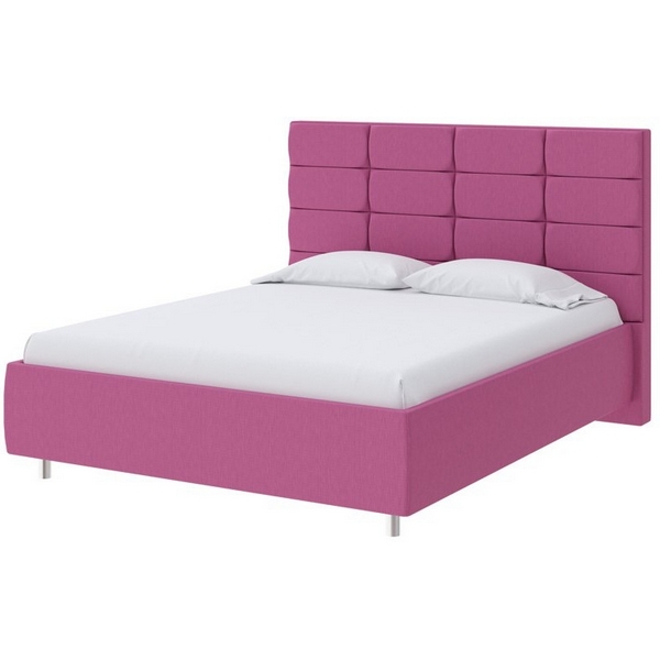 

PROxSON Кровать Shapy без основания (Ткань: Рогожка Savana Berry (фиолетовый)) 140x190, Shapy 1910048