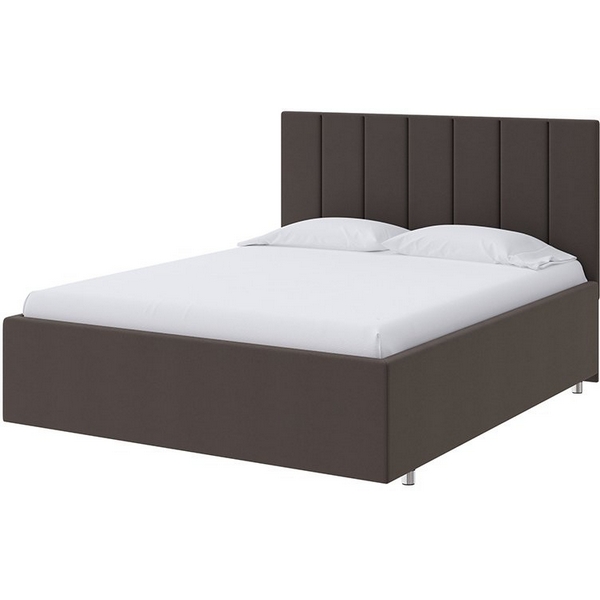 

PROxSON Кровать Modern Large (Ткань: Велюр Forest 16 Коричневый) 90x200, Modern Large 1910474