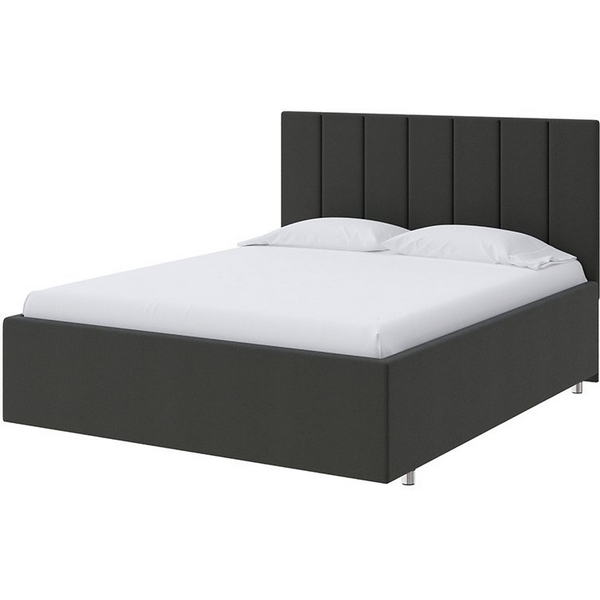 

PROxSON Кровать Modern Large (Ткань: Велюр Forest 520 Темно-серый) 90x200, Modern Large 1910530