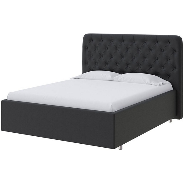 

PROxSON Кровать Classic Large (Экокожа Черный) 200x190, Classic Large 1911994