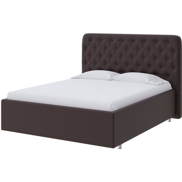 

PROxSON Кровать Classic Large (Экокожа Коричневый) 160x190, Classic Large 1912004