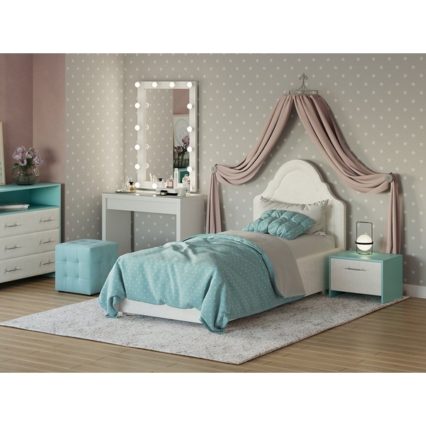 

PROxSON Кровать Эльза (Ткань: Велюр Лофти Лён) 90x190, Бежевый, Эльза 1915668