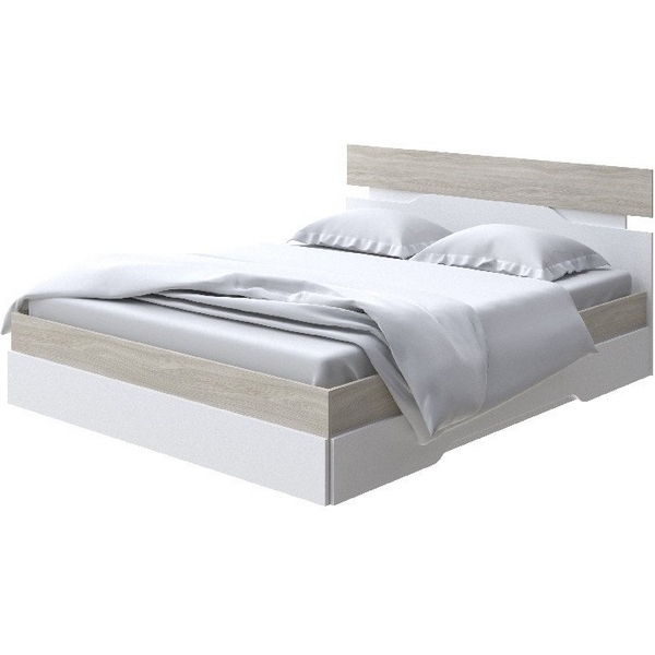 

Без бренда Кровать Milton (ЛДСП Ясень Шимо Светлый/Белый) 90x190 PROxSON, Бежевый, Milton 1920253