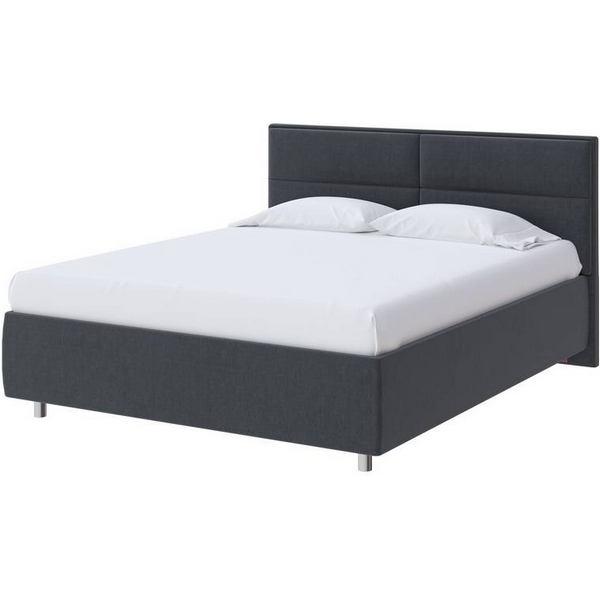 

PROxSON Кровать Pado без основания (Ткань: Рогожка Тетра Графит) 80x200, Серый, Pado 1922073