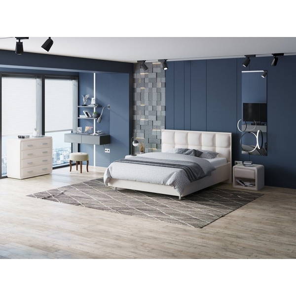 

PROxSON Кровать Chessy без основания (Ткань: Рогожка Тетра Молочный) 80x200, Бежевый, Chessy 1922999