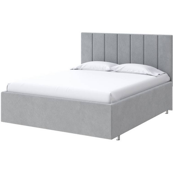 

PROxSON Кровать Modern Large (Ткань: Велюр Monopoly Ниагара (960)) 200x190, Серый, Modern Large 1926320