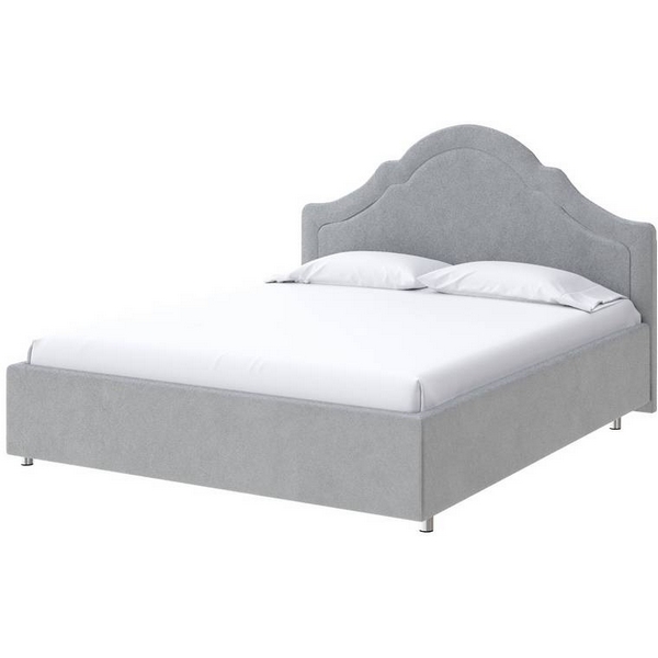 

PROxSON Кровать Vintage (Ткань: Велюр Monopoly Ниагара (960)) 200x200, Серый, Vintage 1927223