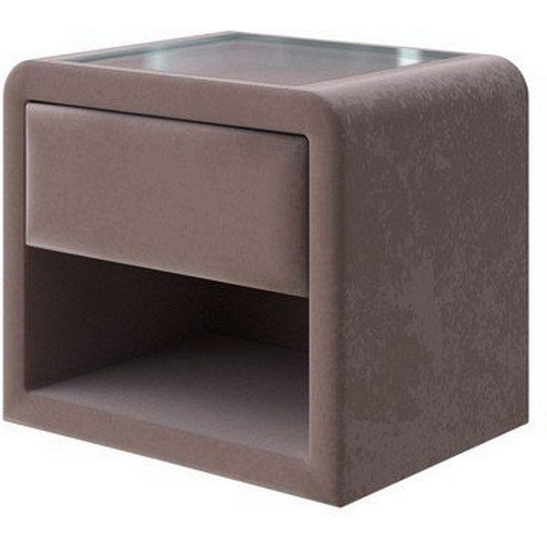 

PROxSON Тумба Cube (Ткань: Велюр Shaggy Chocolate) 52x41, Cube 1934318