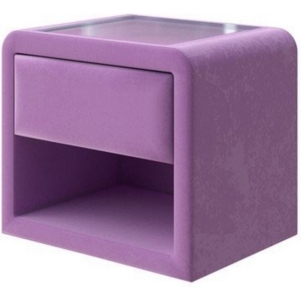 

PROxSON Тумба Cube (Ткань: Велюр Shaggy Lilac) 52x41, Cube 1934327
