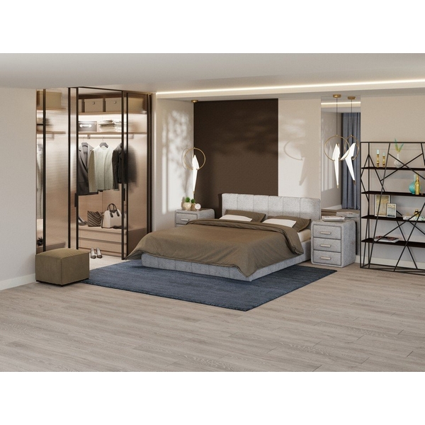 

PROxSON Кровать Varna Grand без основания (Ткань: Жаккард Tesla Стальной) 160x200, Серый, Varna Grand 1934367