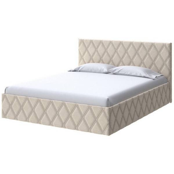 

PROxSON Кровать Fresco (Ткань: Велюр Ultra Песочный) 120x190, Бежевый, Fresco 1935312