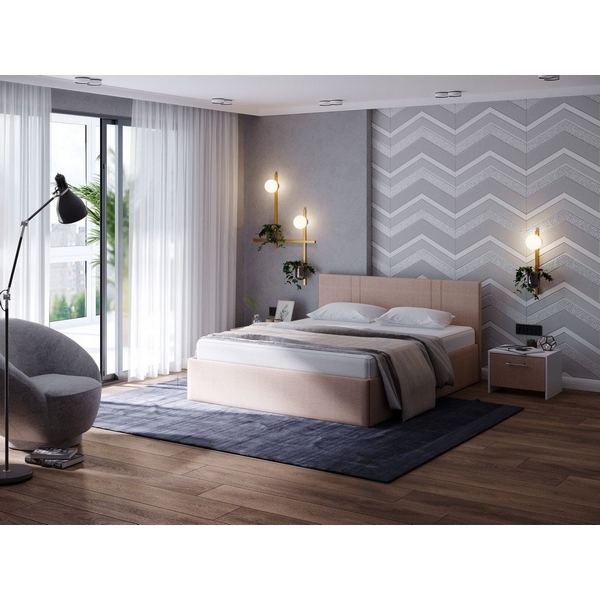 

PROxSON Кровать Helix Plus (Ткань: Рогожка Savana Camel (бежевый)) 90x200, Helix Plus 1939033