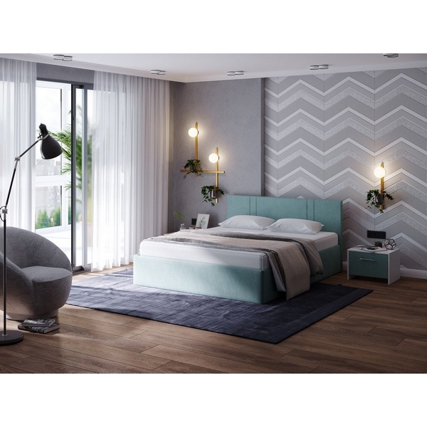 

PROxSON Кровать Helix Plus (Ткань: Велюр Monopoly Мятный лёд (670)) 160x200, Зеленый, Helix Plus 1939147