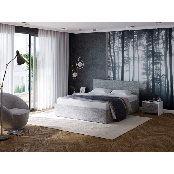 

PROxSON Кровать Vector Plus (Ткань: Жаккард Tesla Графит) 140x200, Серый, Vector Plus 1939279