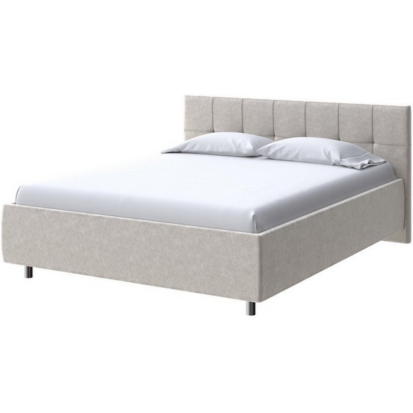 

PROxSON Кровать Diamo без основания (Ткань: Велюр Gratta 1 Шампань) 90x200, Бежевый, Diamo 2013323